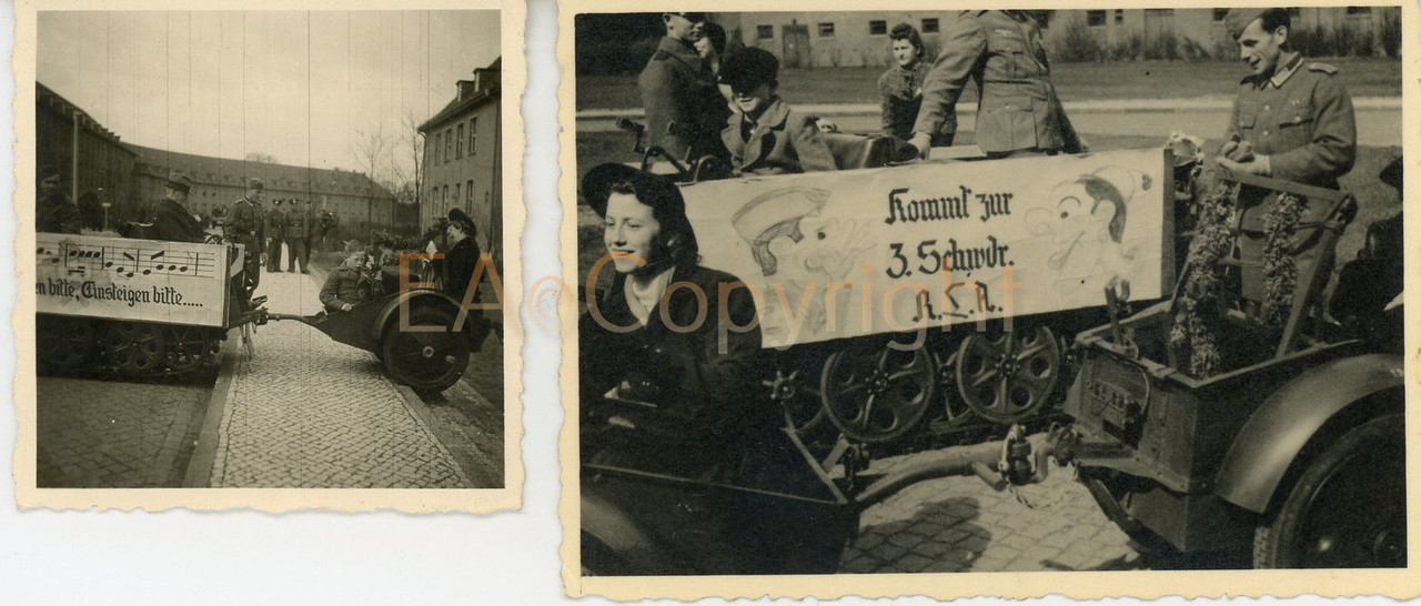 Anhänger Trailer Halbkette Foto