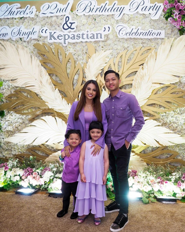 Kedekatan Aurel Hermansyah dan Azriel Hermansyah dengan adik-adik tirinya
