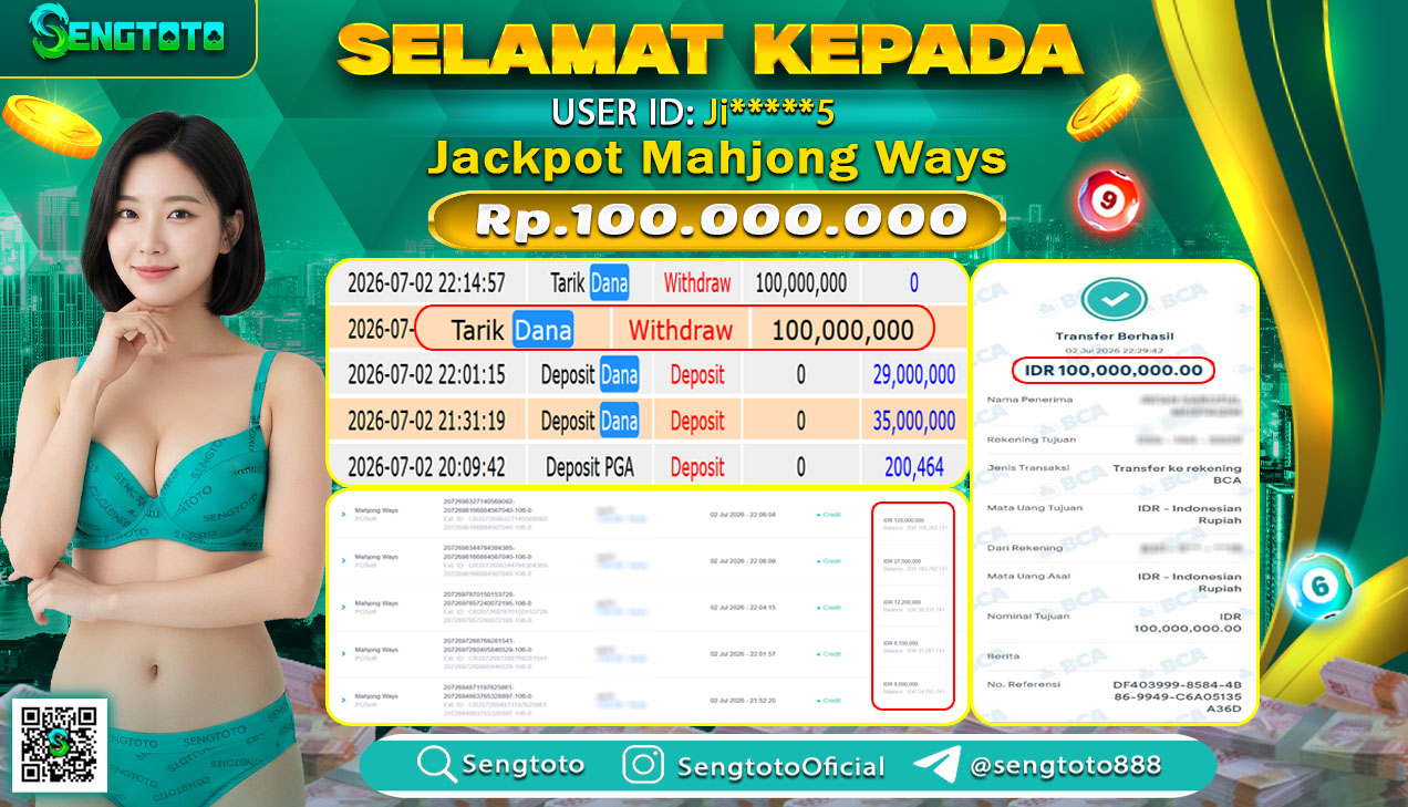BUKTI PEMBAYARAN SLOT MAHJONG WAYS