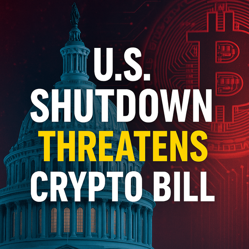 U.S. Government Shutdown Looms, Casting Doubt on Crypto Market Structure Bill