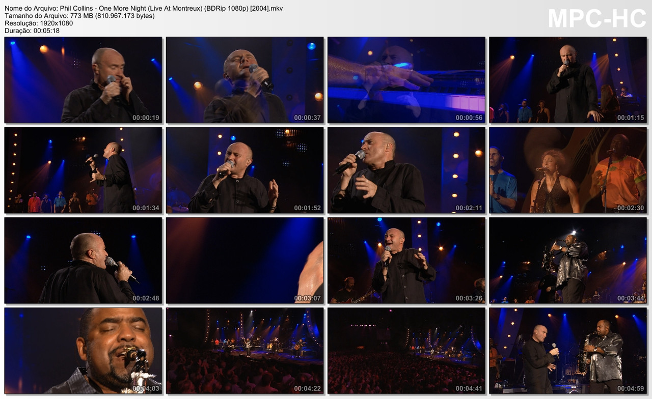 Phil Collins - One More Night (Live At Montreux) (BDRip 1080p) [2004]