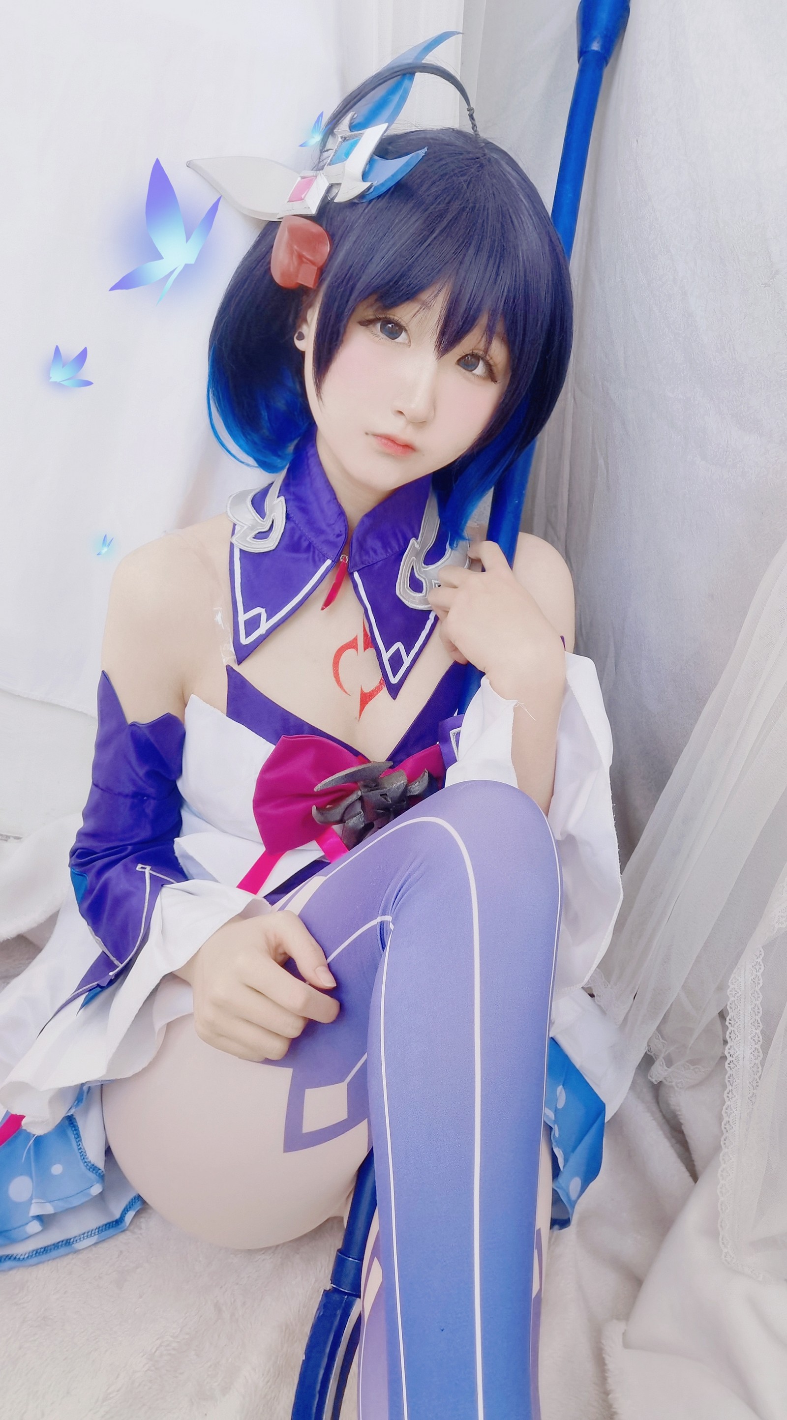 Seele麦麦希儿幻海梦蝶写真集｜梦幻蓝色系高清图集（168P-229.3M）插图9