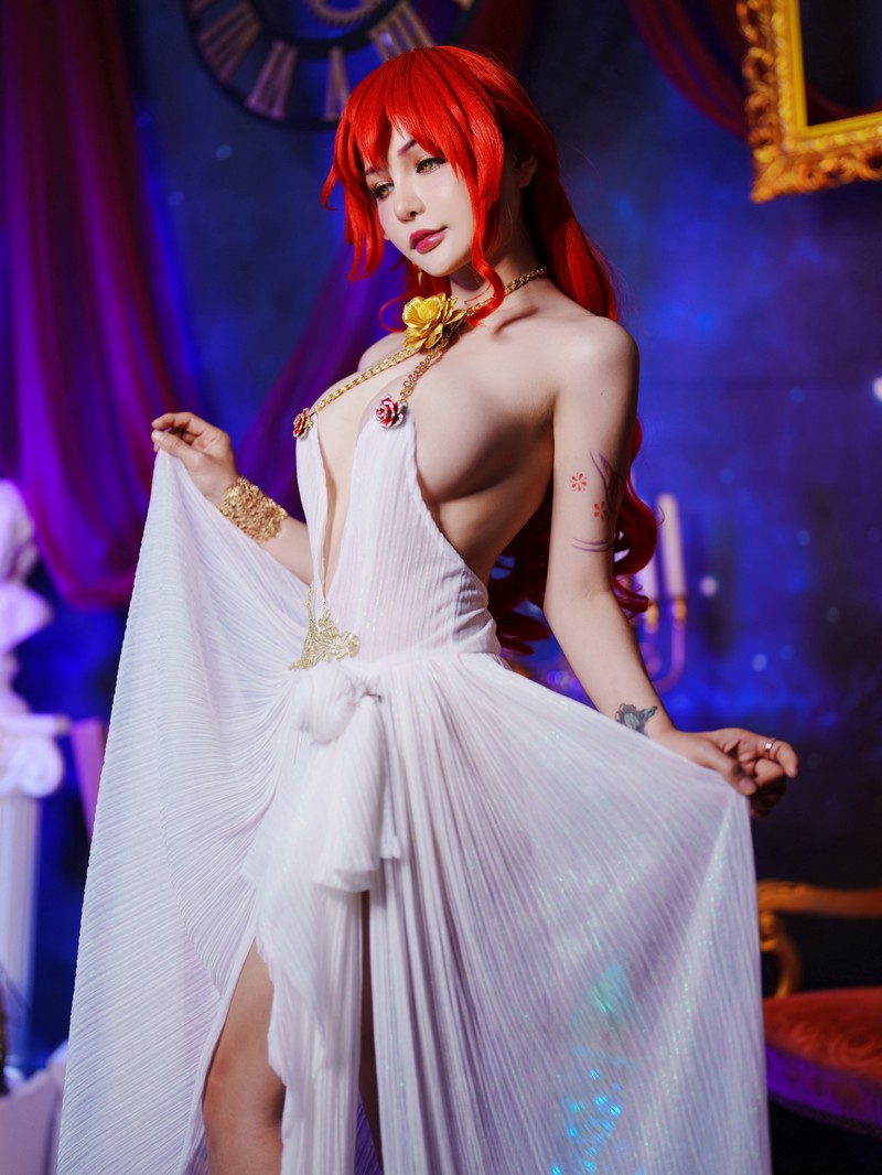 Joyce Lin2x Himeko Dress Cosplay Honkai Star Rail 写真 74P插图9