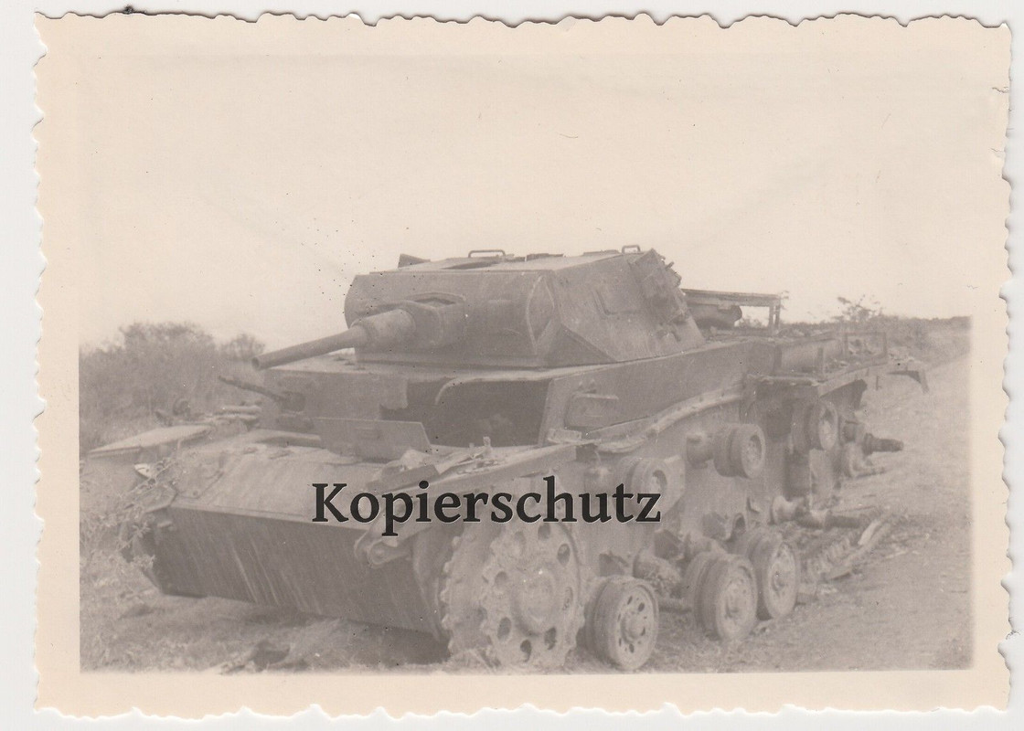 Foto 2. Wk Polen zerstörter polnischer Panzer Ta