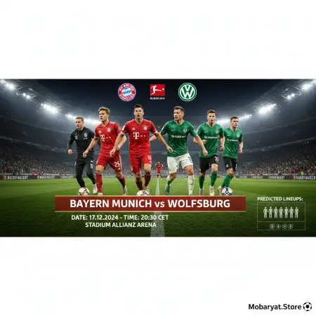 مباراة بايرن ميونخ وفولفسبورج الدوري الألماني