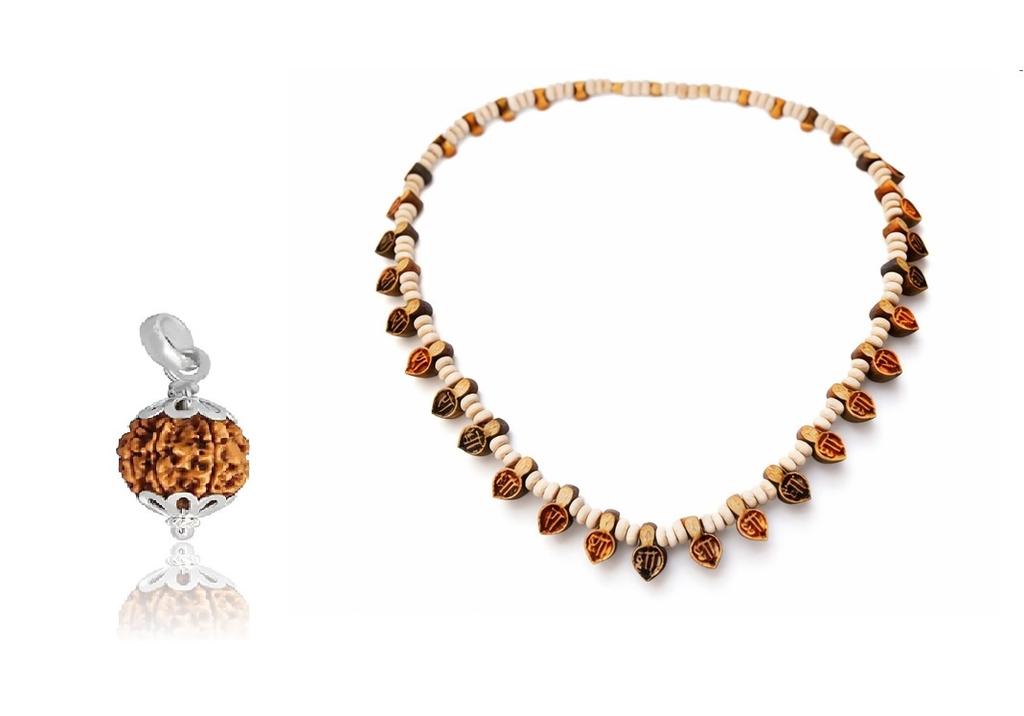 7 Mukhi/faced Rudraksha Pendant in Silver Cap |30+ Variations