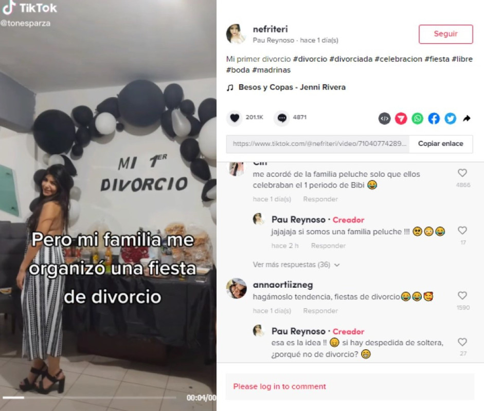 Familia organiza fiesta por divorciarse, y la festividad se ha hecho viral