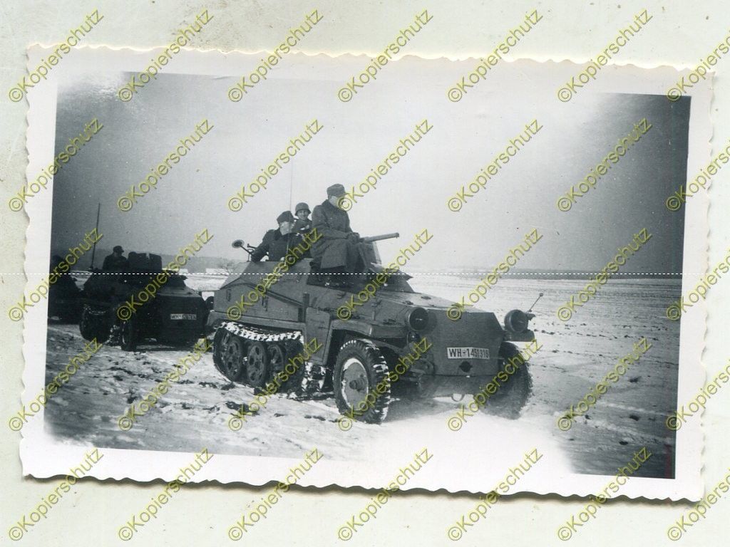 Foto, Wehrmacht, Schützenpanzerwagen, Sdkfz, Nahaufnahme, b