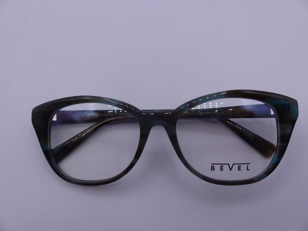 BEVEL 3727 POLLY AQUA TORTOISE WOMENS EYEGLASSES FRAMES SIZE 53-17-140