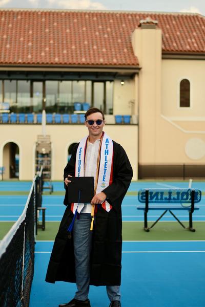 Nico De Giacomo at graduation