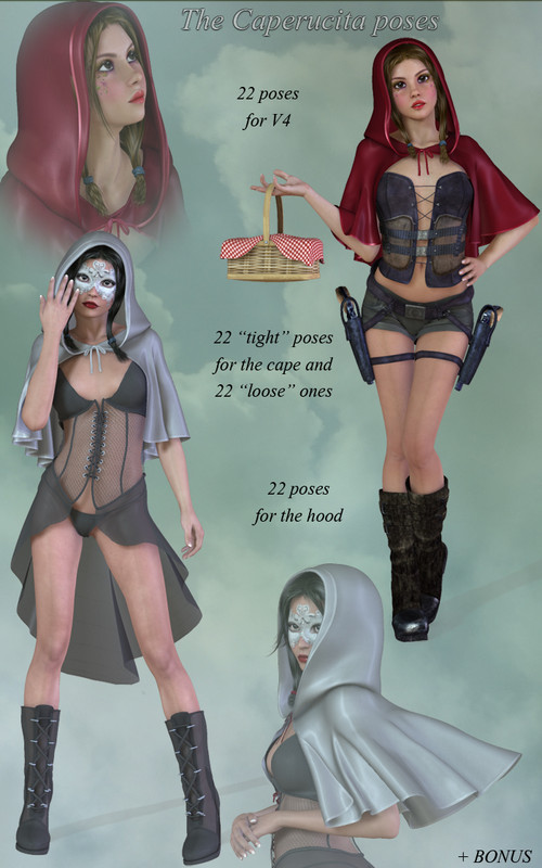 The Caperucita Poses - for V4 The Caperucita Poses - for V4