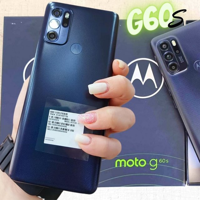 Smartphone Motorola Moto G60s 128gb 4g Wi-Fi Tela 6,8” Dual Chip 6gb Ram Câmera Quádrupla + Selfie 16mp