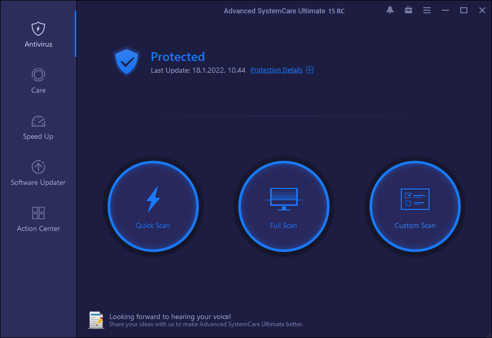 IObit Advanced SystemCare Pro 15.3.0.226 Portable + Silent  2022-01-18-10-50-26