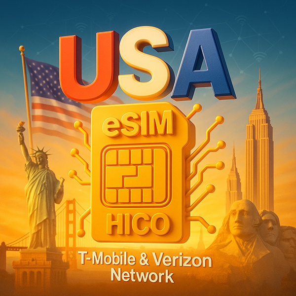 Các gói cước sim 4G du lịch Mỹ từ Hico