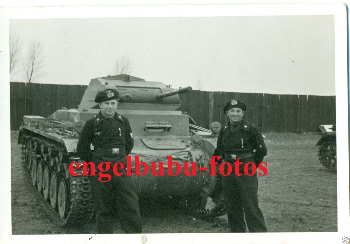 PANZER - PANZER II - Panzermänner mit BARETT !!!