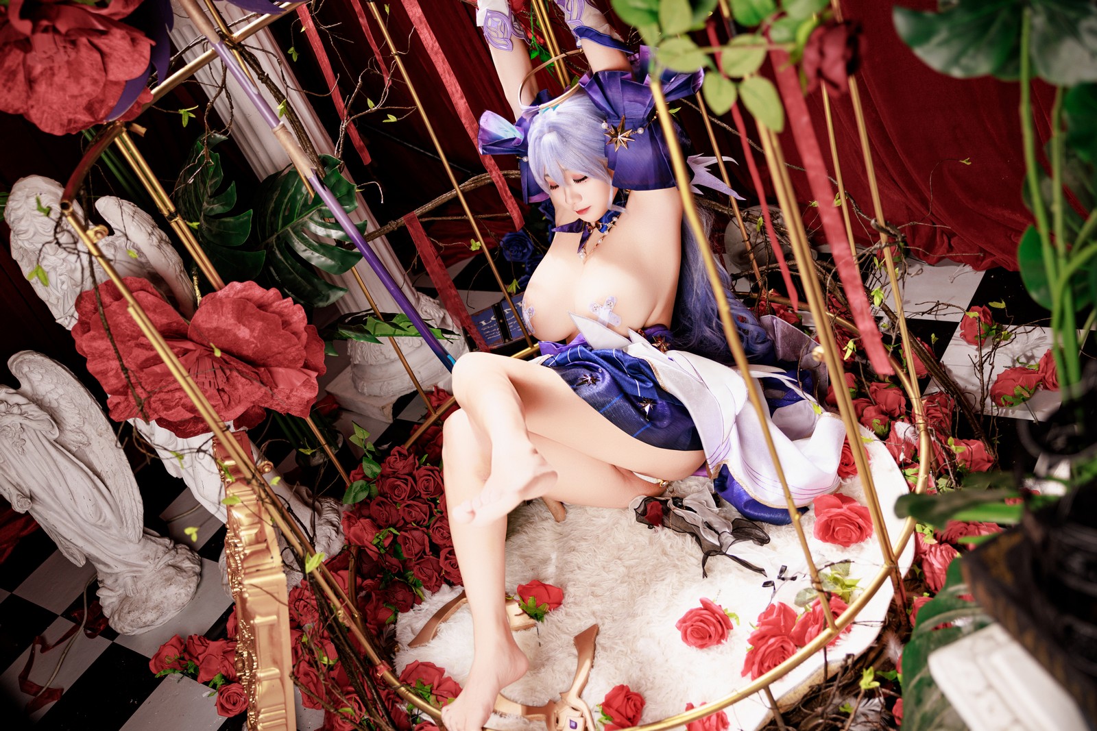 阿雪雪写真崩坏星穹铁道·知更鸟Cosplay图集（90P+1V / 1.04G）高清写真插图6