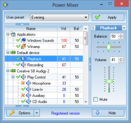 Power Mixer 4.1