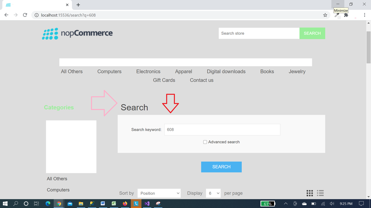 nopCommerceDupSearch