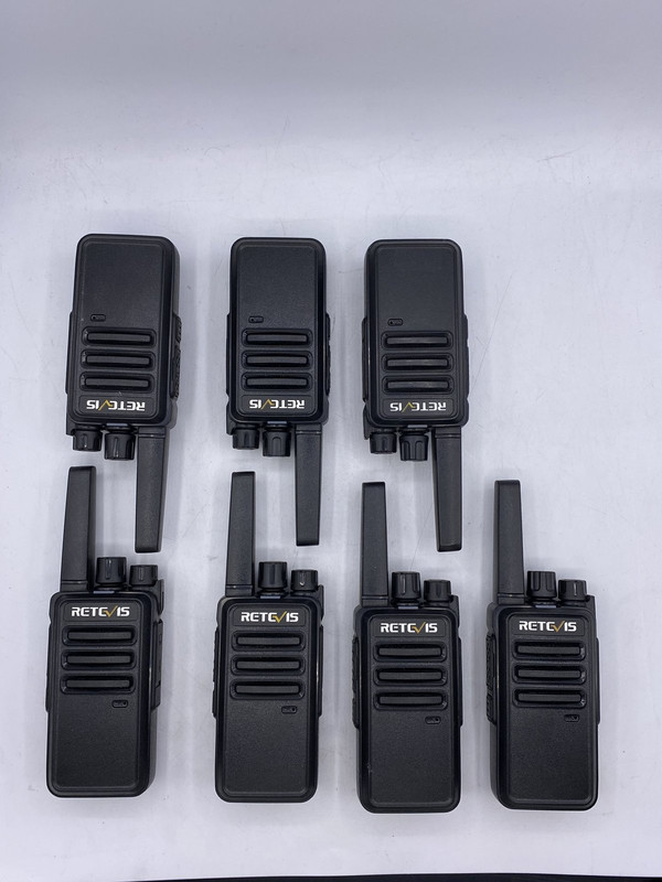 LOT OF 7 RETEVIS RT68 10W 16CH PORTABLE FRS TWO WAY RADIOS WITH BATTERIES