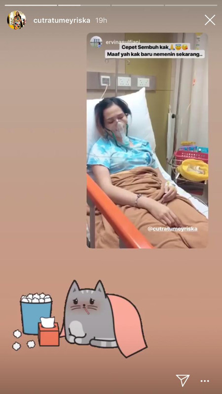 Unggahan instastory Cut Meyriska