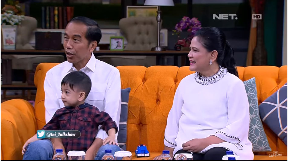 Presiden Jokowi dan Iriana Jokowi