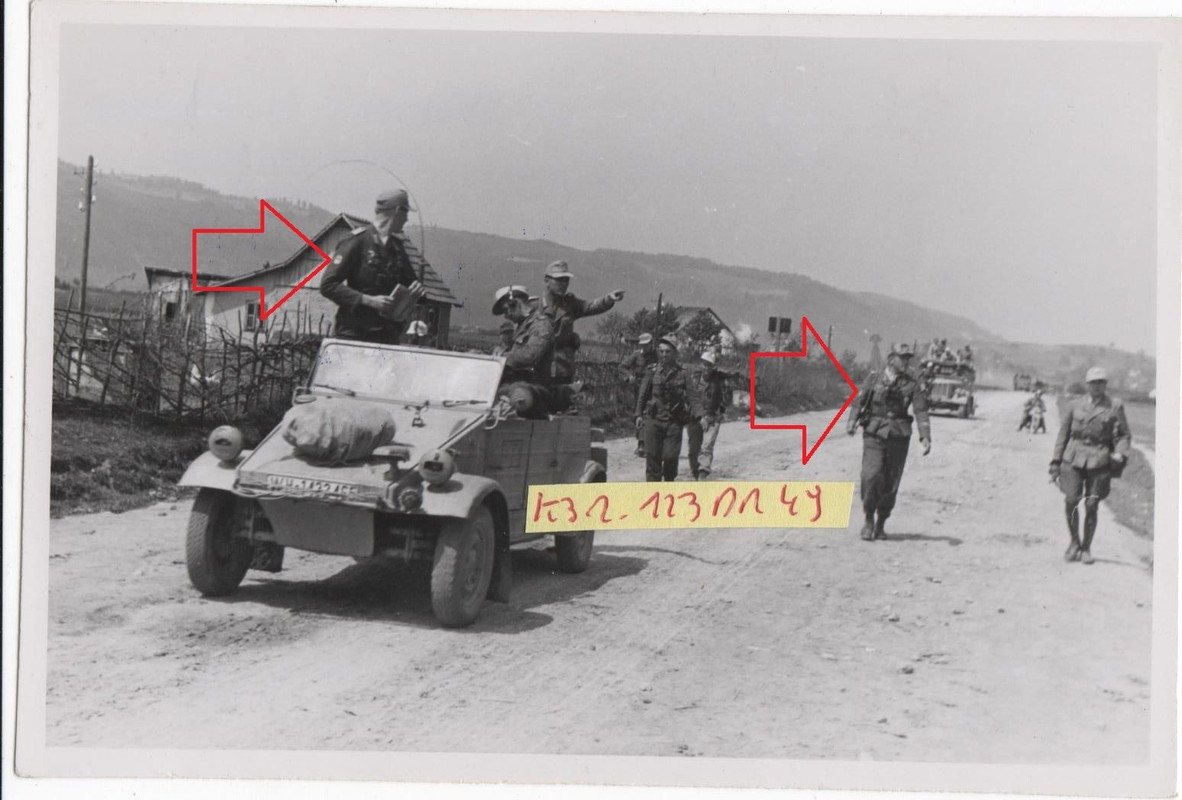 Kübelwagen   Armabzeichen KROATIEN 1944 Gren.Bri