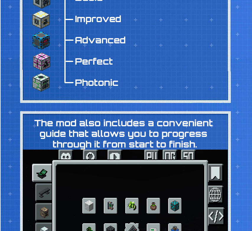  -Improved
   -Advanced
   -Perfect
   -Photonic