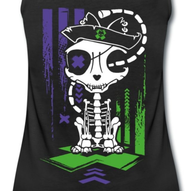 pirate-skull-kitty-white-purple-green-womens-premium-tank-top