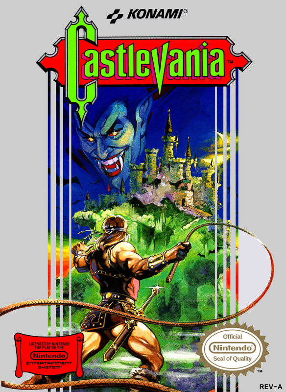 Castlevania NES Box Art