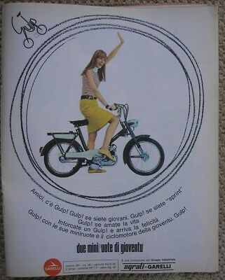 Gulp-Ciclomotore-Garelli-Original-1967-Advertising-Pubblicita-We