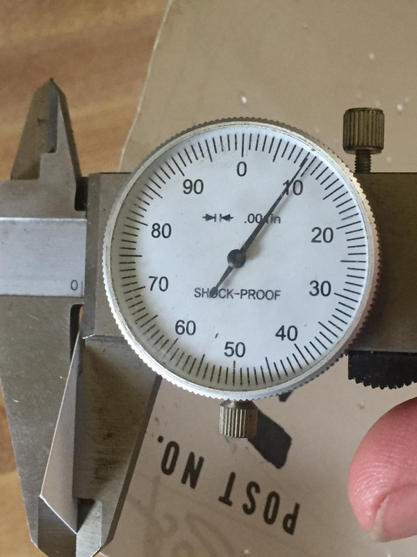 .22 target thickness