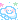 A pixel art gif of a smiling jellyfish swimming to offscreen