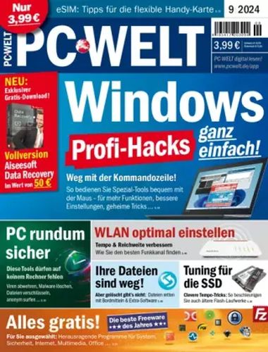 Cover: Pc Welt Magazin September No 09 2024