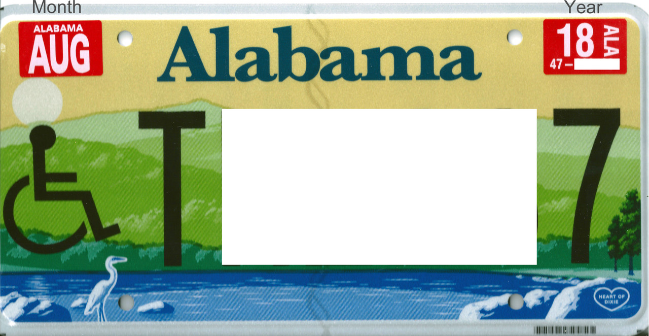 Design changed for handicap vehicle tags. (top, sticker, expiration