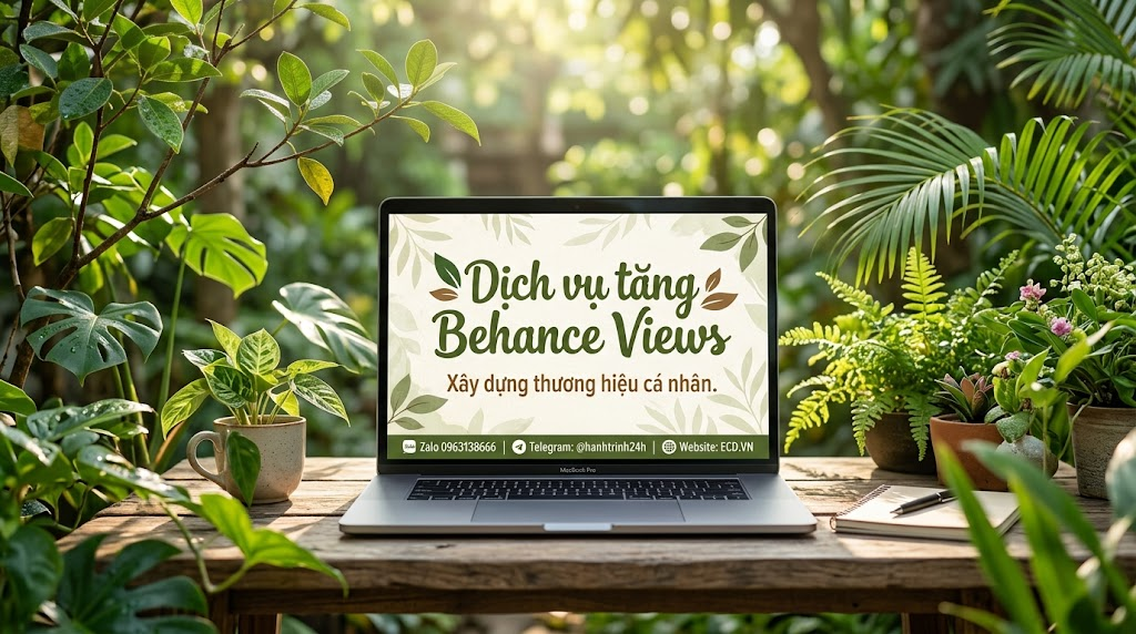 dịch vụ tăng behance views organic adobe behance