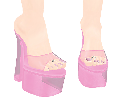 Plastic-Platforms-Pink