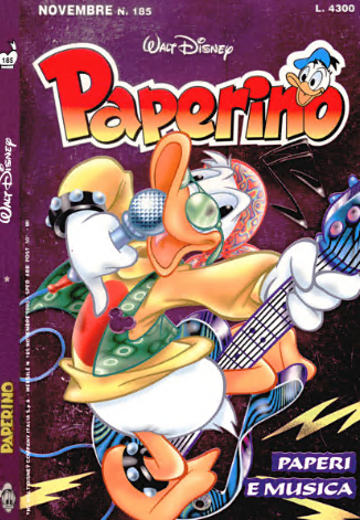 Paperino 185 – Paperi e musica (Disney 1995-11)