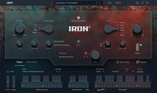 uJAM Virtual Guitarist IRON2 v1.0.0