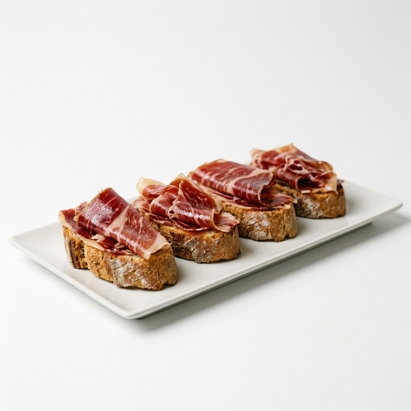Tapa De Montaditos De Jamón Ibérico (2 Uds.)