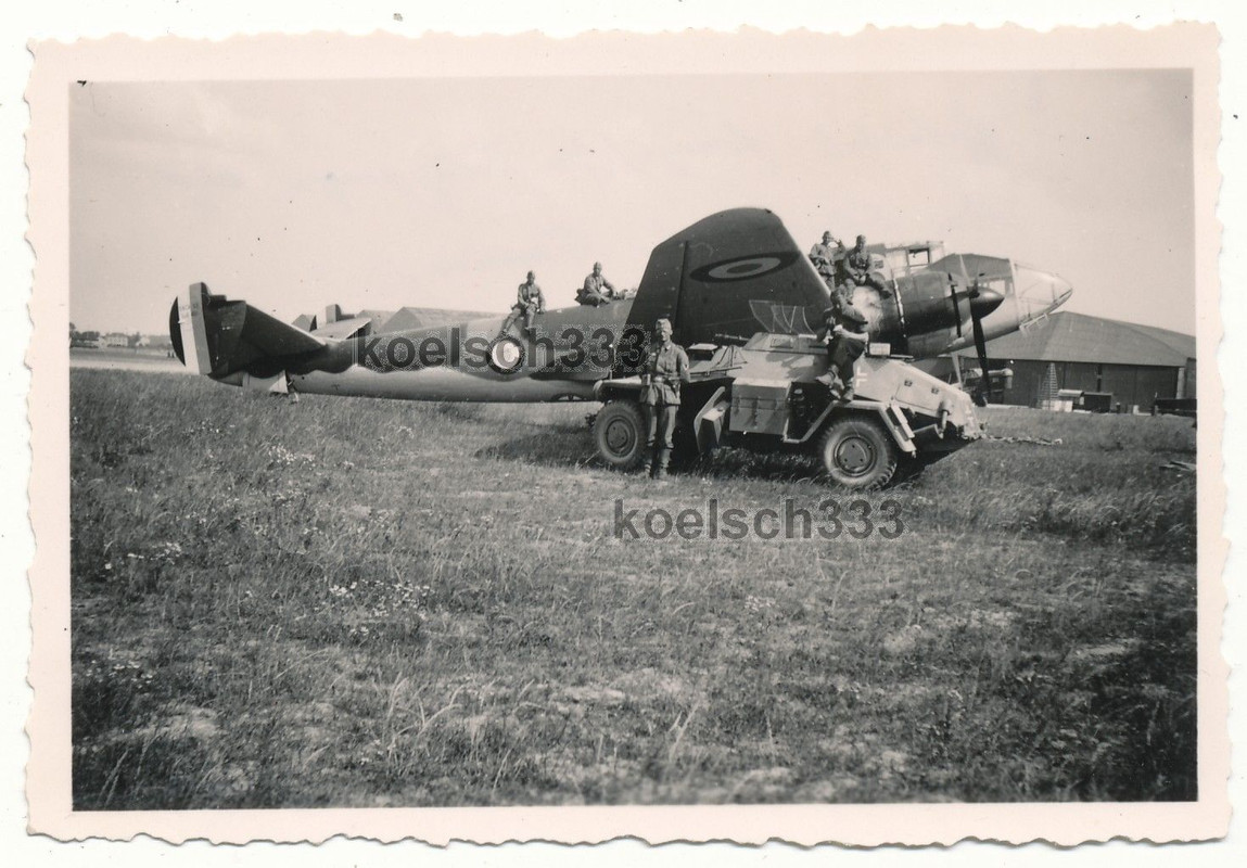 Foto Rennes französisches LeO 451 Beute Flugzeug