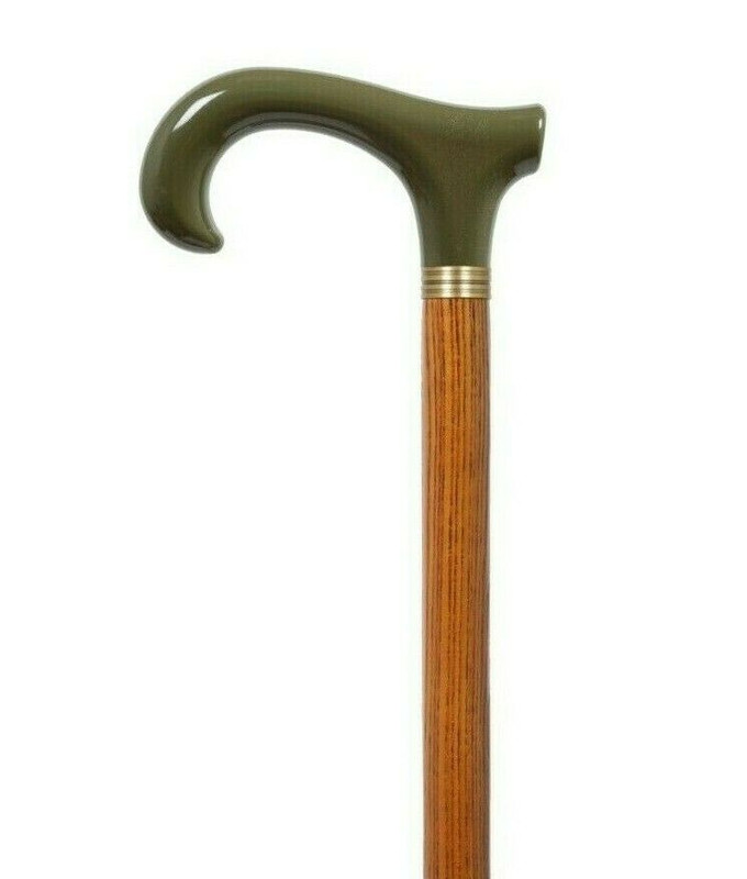 Walking Stick Cane Ideal Everyday Use 6 Colour Handle Available Beech Wood Shaft
