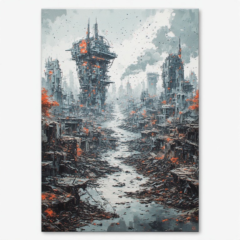 Cyberpunk-Apocalypse-Oil-paint-(7)