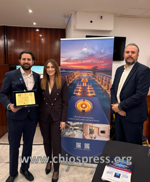 ΔΙΑΚΡΙΣΗ ΓΙΑ ΤΟ ROYAL PEARL ISLAND CHIOS HOTEL & SPA ΣΤΑ MEDPROFESSIONALS MEDICAL AWARDS 2025 