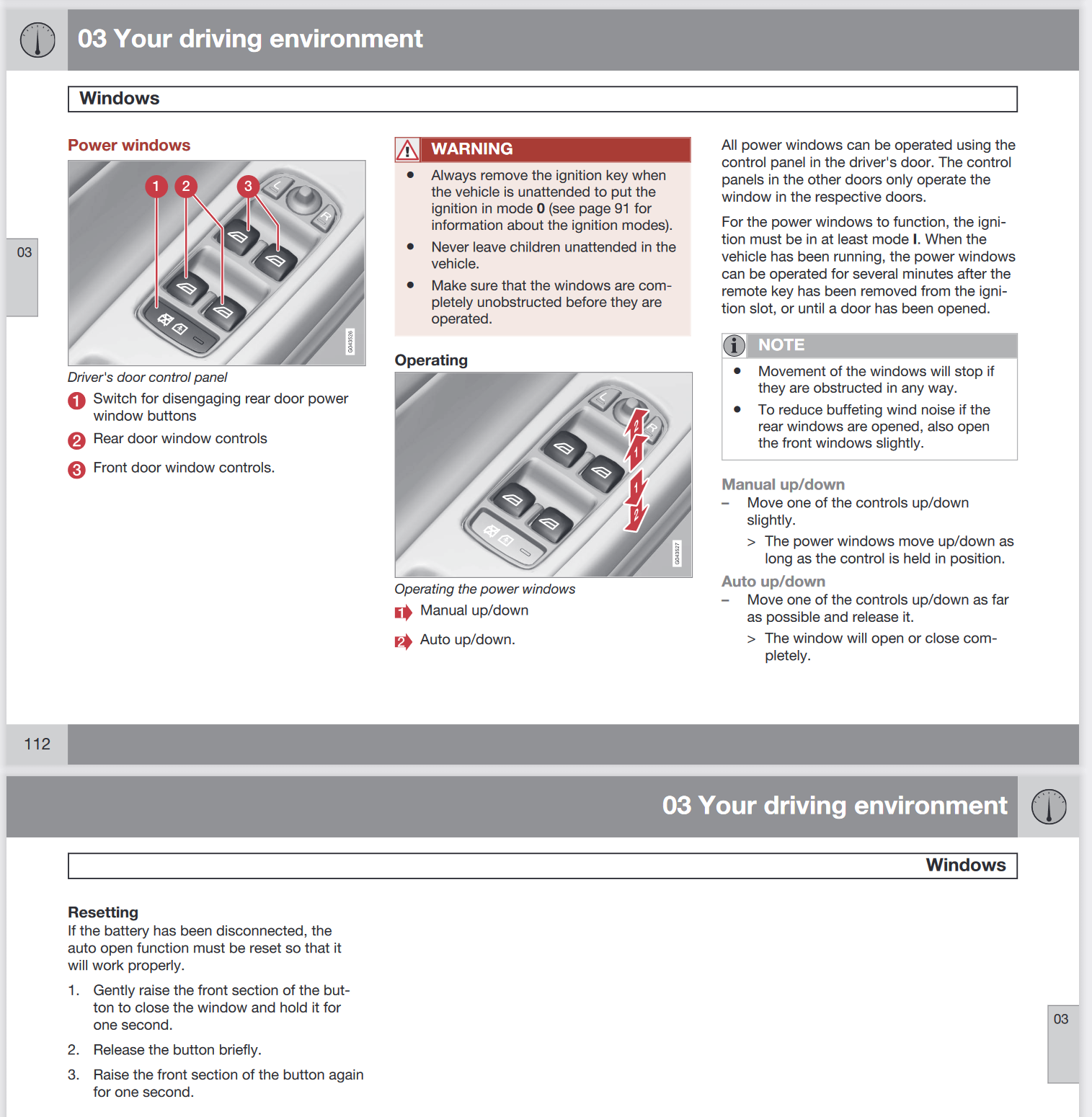2015 V60 Power Windows Reset — Postimages