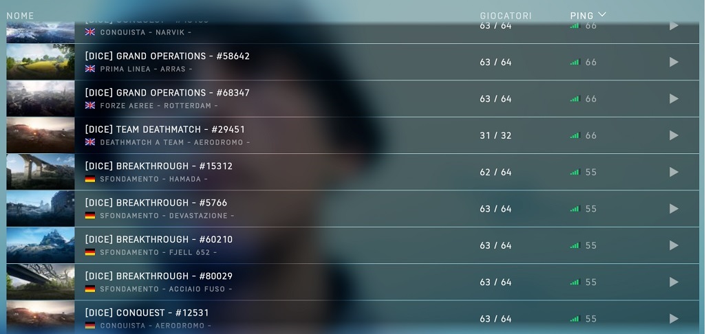 BF3 bloccato al matchmaking
