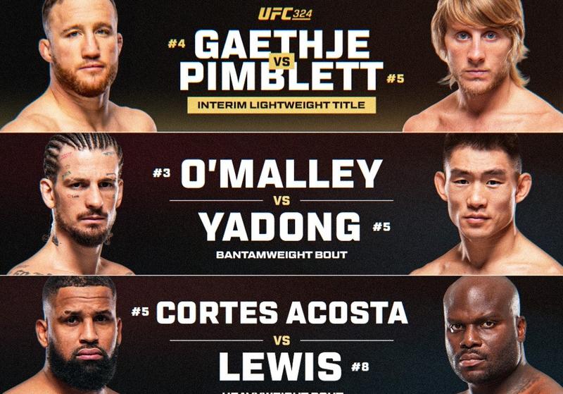 Вижте обновената бойна карта за UFC 324