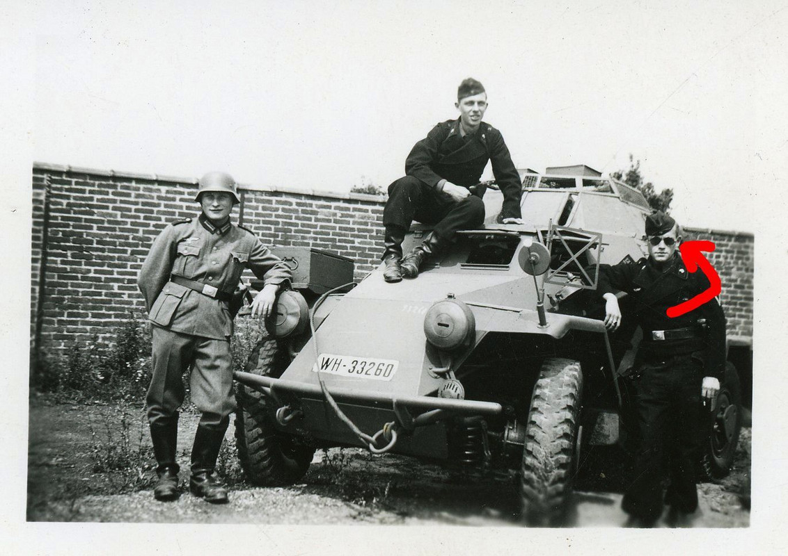 Panzerspähwagen Panzer Tank 4 Rad Wrapper Foto