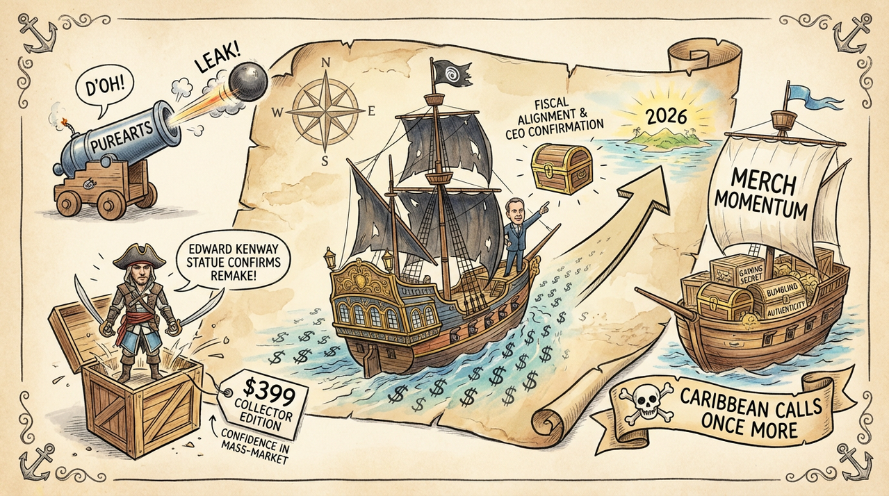 Pirate ship detailed model on wooden display shelf