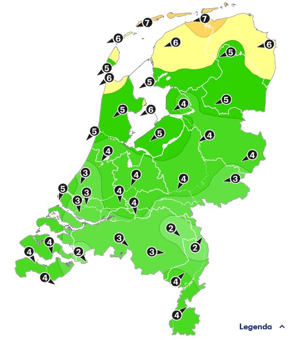 wind uit elke richting