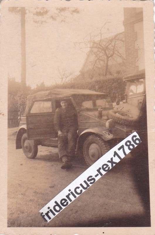 Foto elit e StuG Sturmgeschütz Abt. 1 VW Typ 82 Kübelwagen Kennu